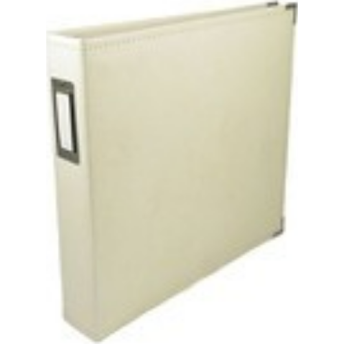 Classic Leather D-Ring Album 12"x12" (Vanilla)