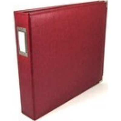 Classic Leather D-Ring Album 12"x12" (Wine)