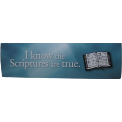 I Know the Scriptures are True (Bookmark) I Know the Scriptures are True (Bookmark)