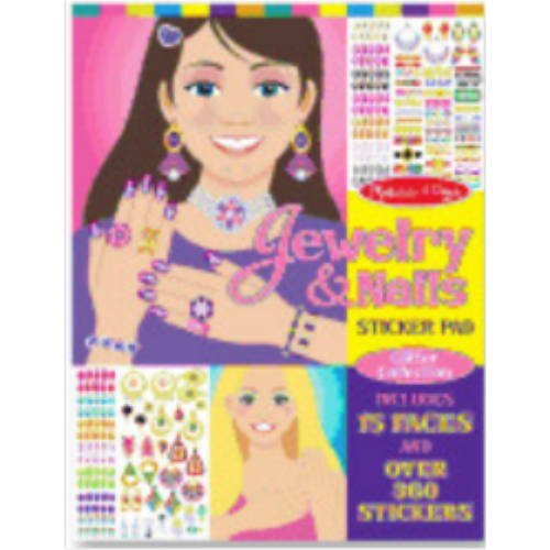 Sticker Pad - Jewelry & Nails Sticker Pad - Jewelry & Nails