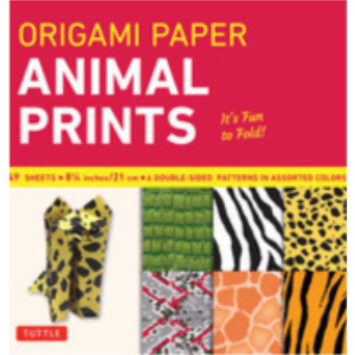 Origami Paper - Animal Prints (49 sheets)