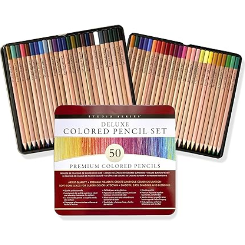 Studio Series Deluxe Colored Pencil Set (50 Colors)