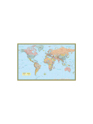 World Map 50x32 (Laminated)
