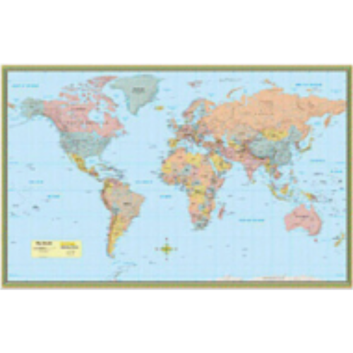 World Map 50x32 (Laminated) World Map 50x32 (Laminated)