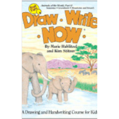 Draw Write Now #8: Animals of the World, Part 2, Savannas, Grasslands, Mountains and Deserts