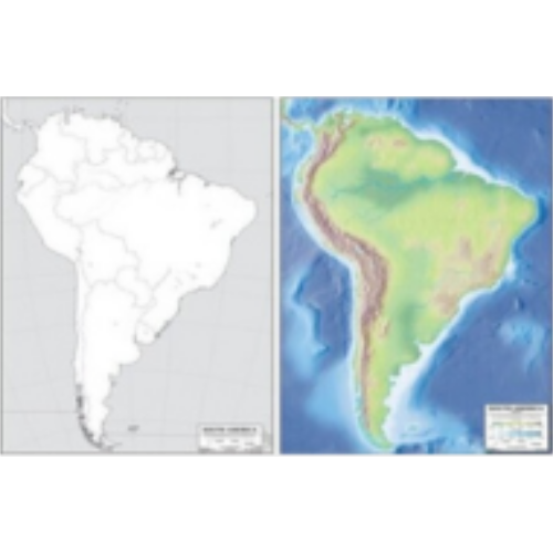 South America Map 17x22 (Laminated) South America Map 17x22 (Laminated)