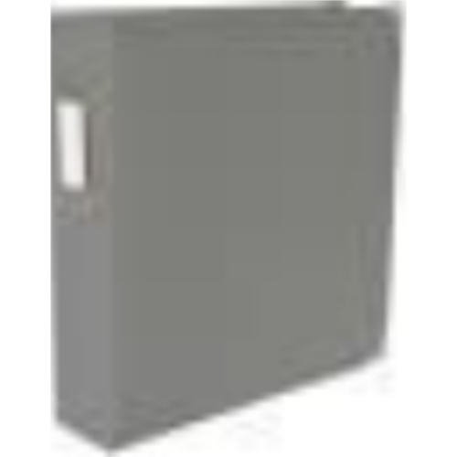 Classic Leather D-Ring Album 8.5" x 11" (Charcoal)