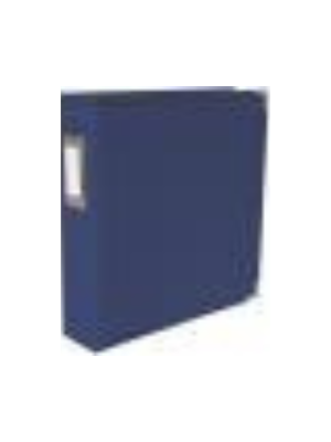 Classic Leather D-Ring Album 8.5" x 11" (Cobalt)