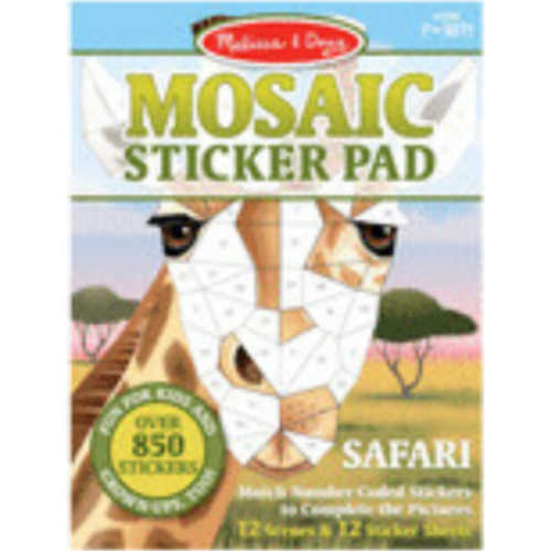 Stickers - Mosaic Sticker Pad: Safari Animals