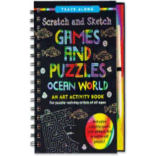 Scratch & Sketch Games & Puzzles: Ocean Scratch & Sketch Games & Puzzles: Ocean