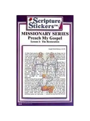 Scripture Stickers-  Preach My Gospel Lesson 1