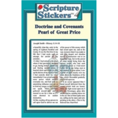 Scripture Stickers - Doctrine & Covenants/Pearl of Great Price Scripture Stickers - Doctrine & Covenants/Pearl of Great Price