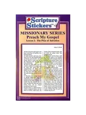 Scripture Stickers - Preach My Gospel Lesson 2