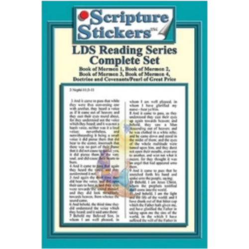 Scripture Stickers - LDS Reading Series Complete Set (Triple Combination)