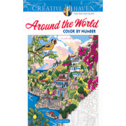 Around the World Coloring Book