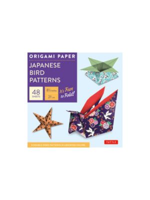 Origami Paper - Japanese Bird Patterns
