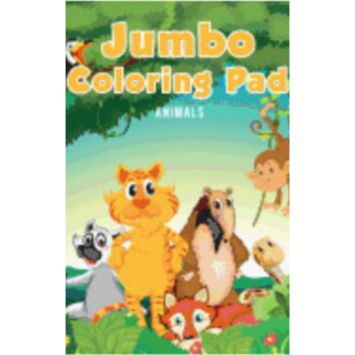 Jumbo Coloring Pad: Animals Jumbo Coloring Pad: Animals