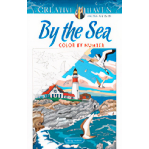 By the Sea Color by Number Coloring Book