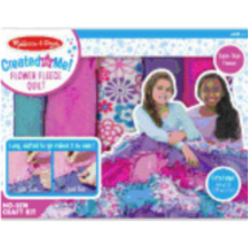 Created by Me - Flower Fleece Quilt Created by Me - Flower Fleece Quilt