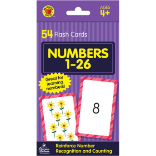 Flash Cards: Numbers 1-26 Flash Cards: Numbers 1-26