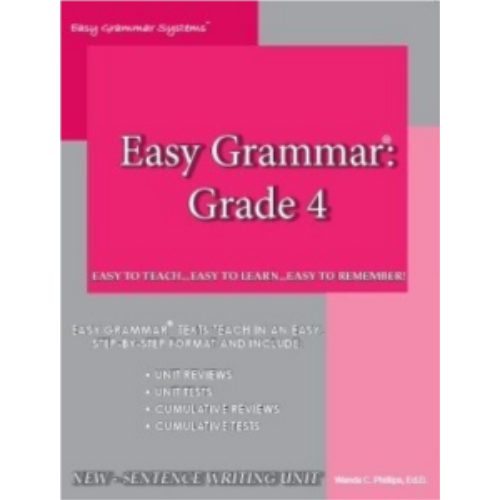 Easy Grammar 4 Teacher Edition