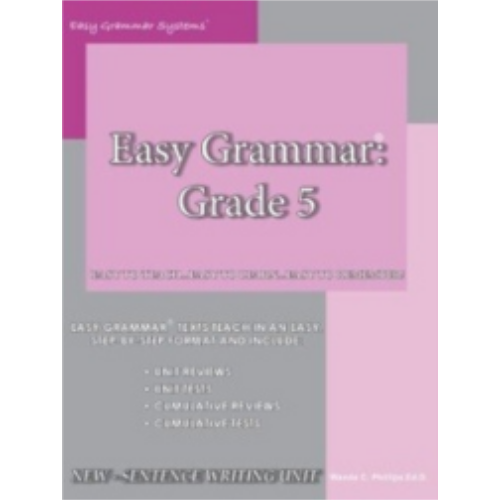 Easy Grammar 5 Teacher Edition Easy Grammar 5 Teacher Edition