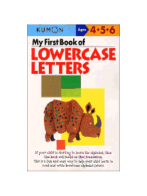 My Book of Lowercase Letters