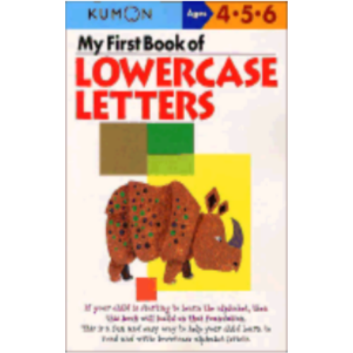 My Book of Lowercase Letters My Book of Lowercase Letters