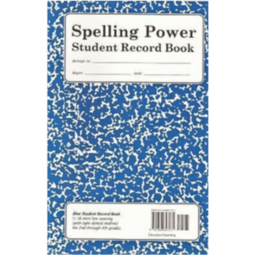 Spelling Power Record Book gr. 2-4 (Blue)