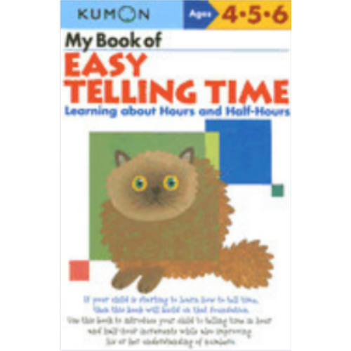 My Book of Easy Telling Time: Learning about Hours & Half-Hours