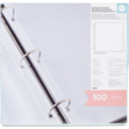 Page Protectors - Ring 12x12 (100 pkg) Page Protectors - Ring 12x12 (100 pkg)