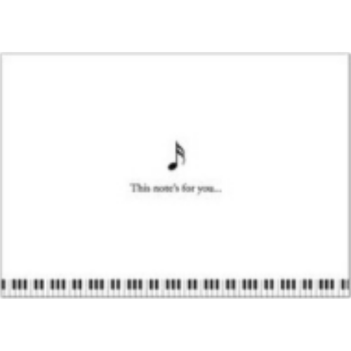 Note Card Music Note Card Music