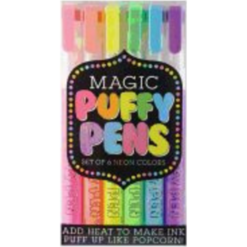 Magic Puffy Pens (set of 6)