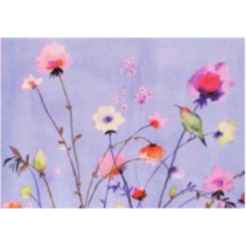 Lavender Wildflowers Note Cards