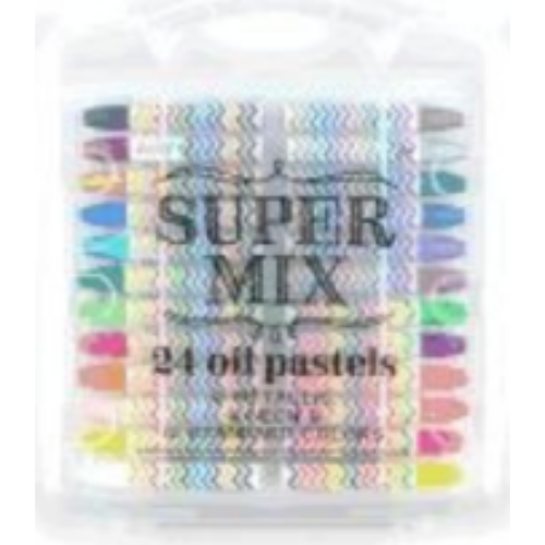 Paint - Super Mix Oil Pastels (Set of 24) Paint - Super Mix Oil Pastels (Set of 24)