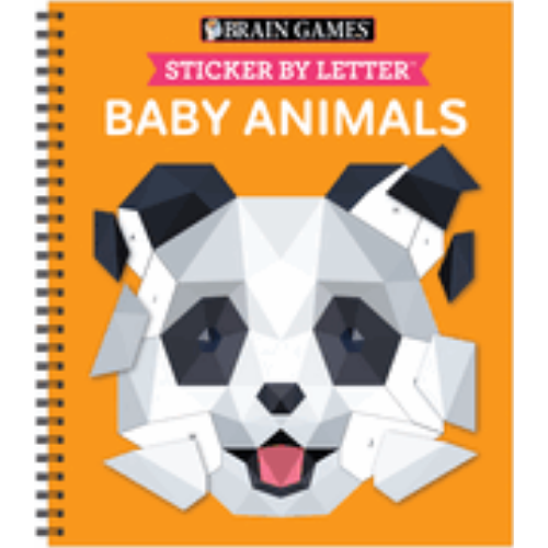 Stickers - Brain Games - Sticker by Letter: Baby Animals