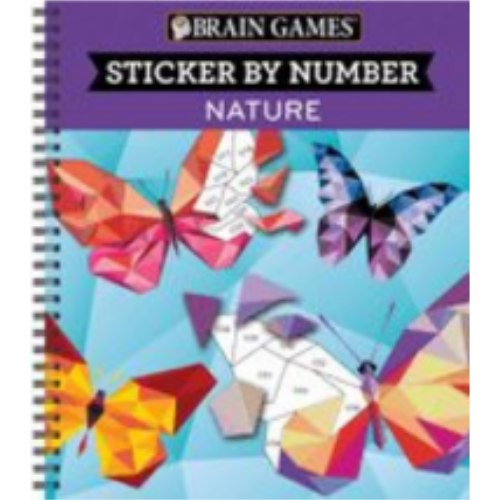 Stickers - Brain Games - Sticker by Number: Nature
