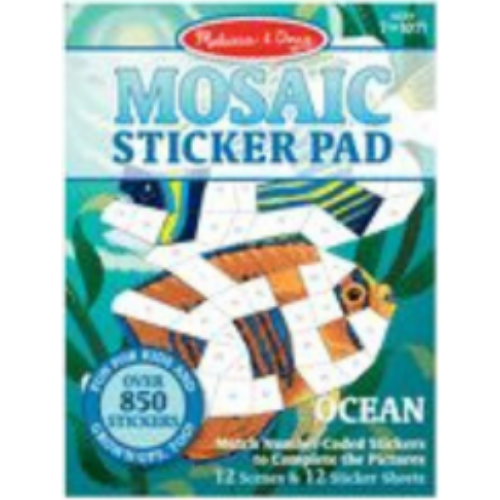 Stickers - Mosaic Sticker Pad: Ocean Stickers - Mosaic Sticker Pad: Ocean