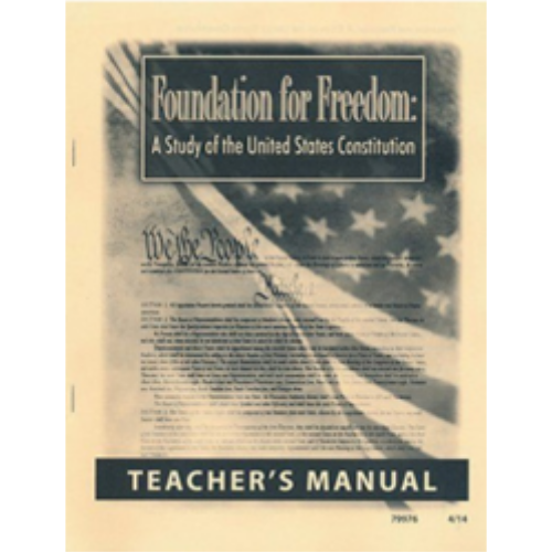 Foundation for Freedom Teacher's Manual