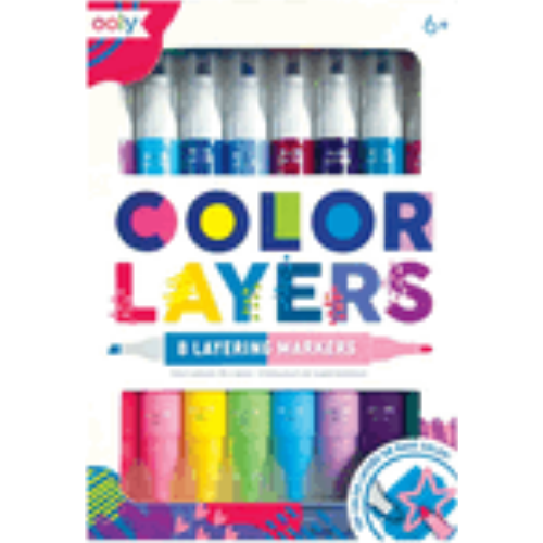 Color Layers Double-Ended Layering Markers (Set of 8/16 colors)