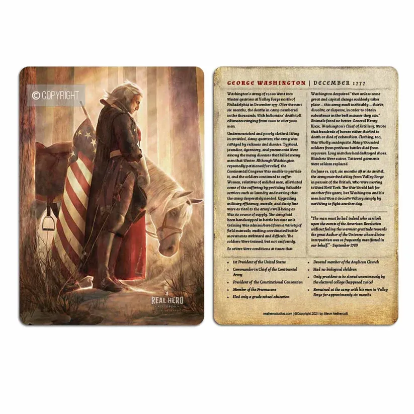 Washington's Prayer 5x7 Card Washington's Prayer 5x7 Card