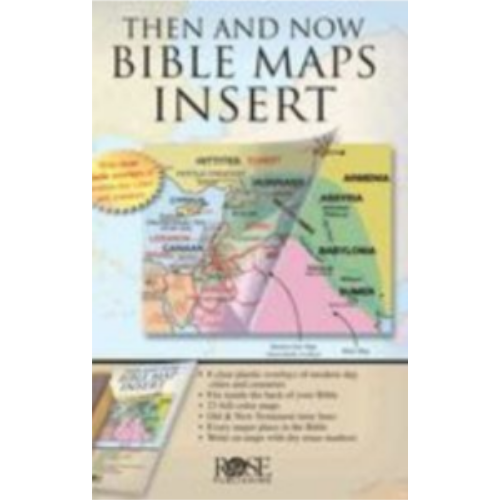 Then and Now Bible Maps - Insert Then and Now Bible Maps - Insert