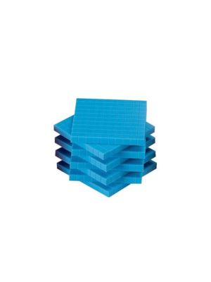 Base Ten Blocks: 100's Flats (10 count) (Blue Plastic)