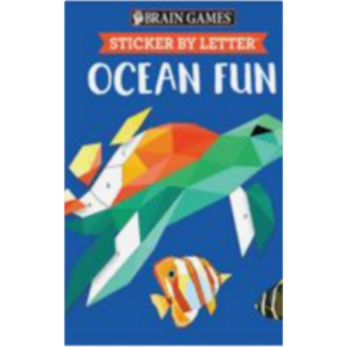 Sticker by Letter: Ocean Fun (Brain Games)