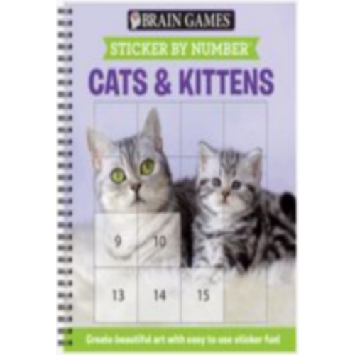 Sticker by Number: Cats & Kittens Sticker by Number: Cats & Kittens