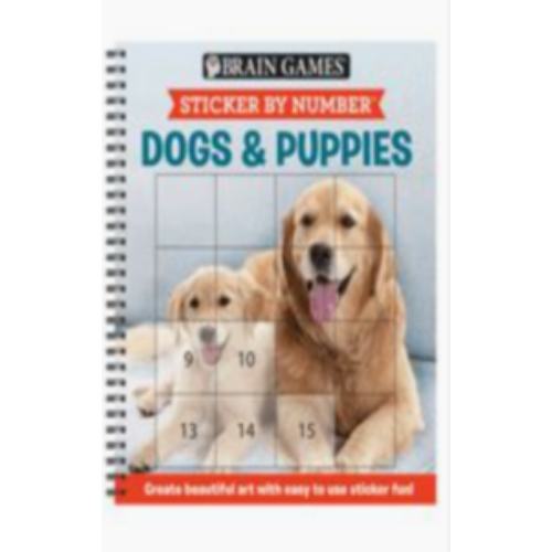Sticker by Number: Dogs & Puppies Sticker by Number: Dogs & Puppies