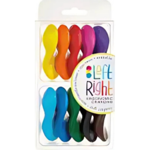 Left / Right Crayons (Set of 10)