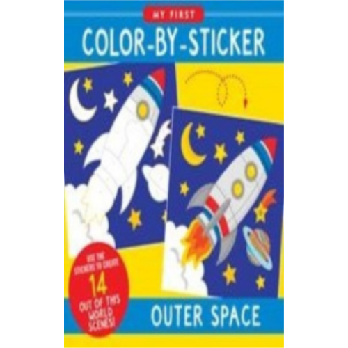 My First Color By Sticker Book - Outer Space My First Color By Sticker Book - Outer Space