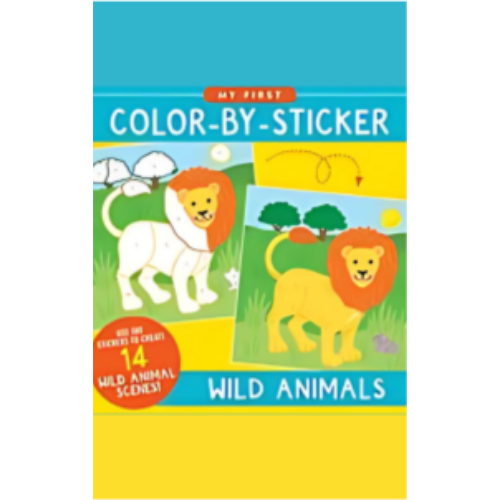 Wild Animals First Color by Sticker Book Wild Animals First Color by Sticker Book