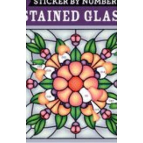 Sticker by Number: Stained Glass Sticker by Number: Stained Glass